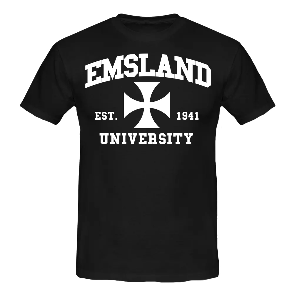 EMSLAND T-Shirt schwarz