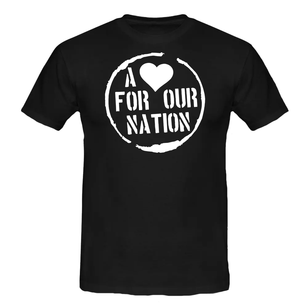 A <3 for our Nation-Shirt schwarz T-Shirt
