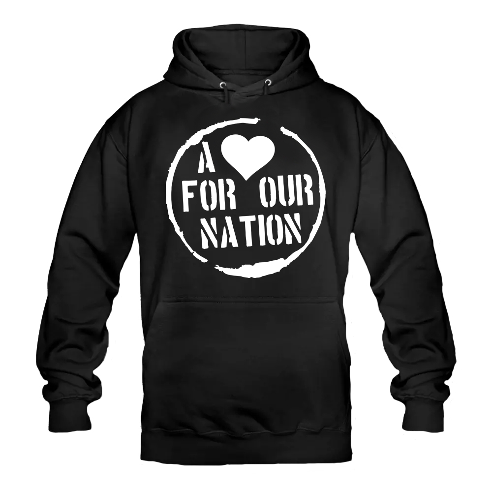 A <3 for our Nation-Shirt schwarz Hoody