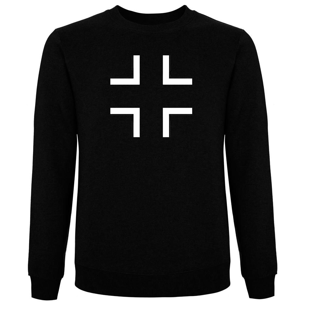 BALKENKREUZ Pullover schwarz