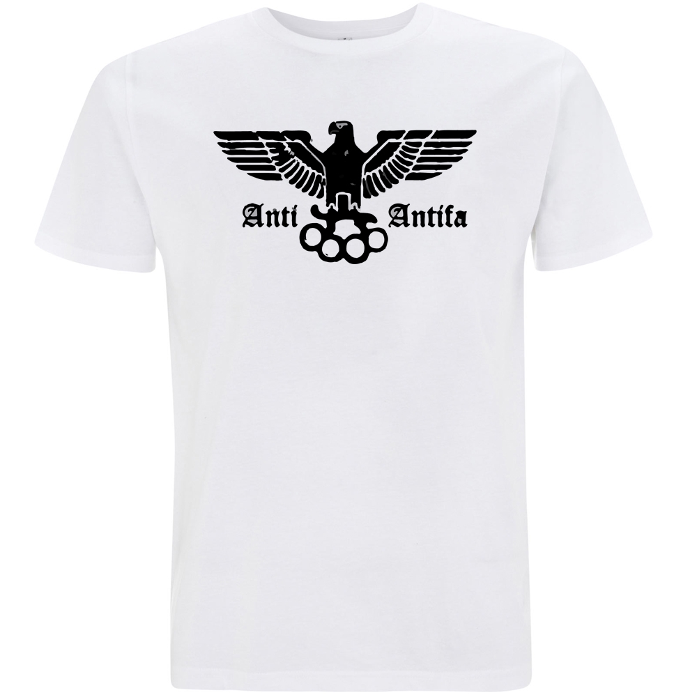 ANTI-ANTIFA T-Shirt weiß