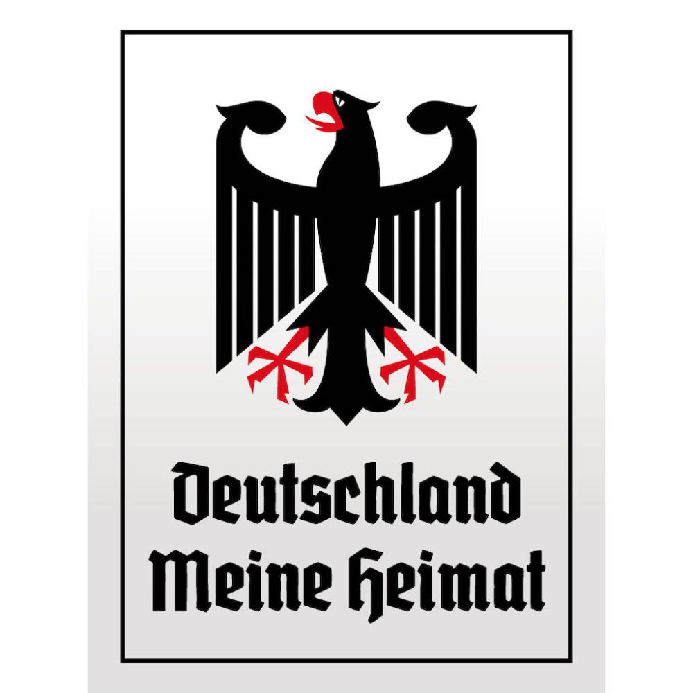 Blechschild - Adler Heimat