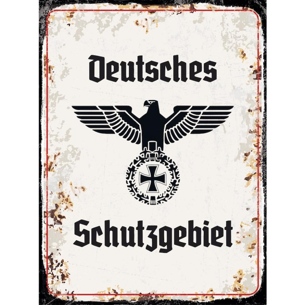 Blechschild - Adler D Schutzgebiet