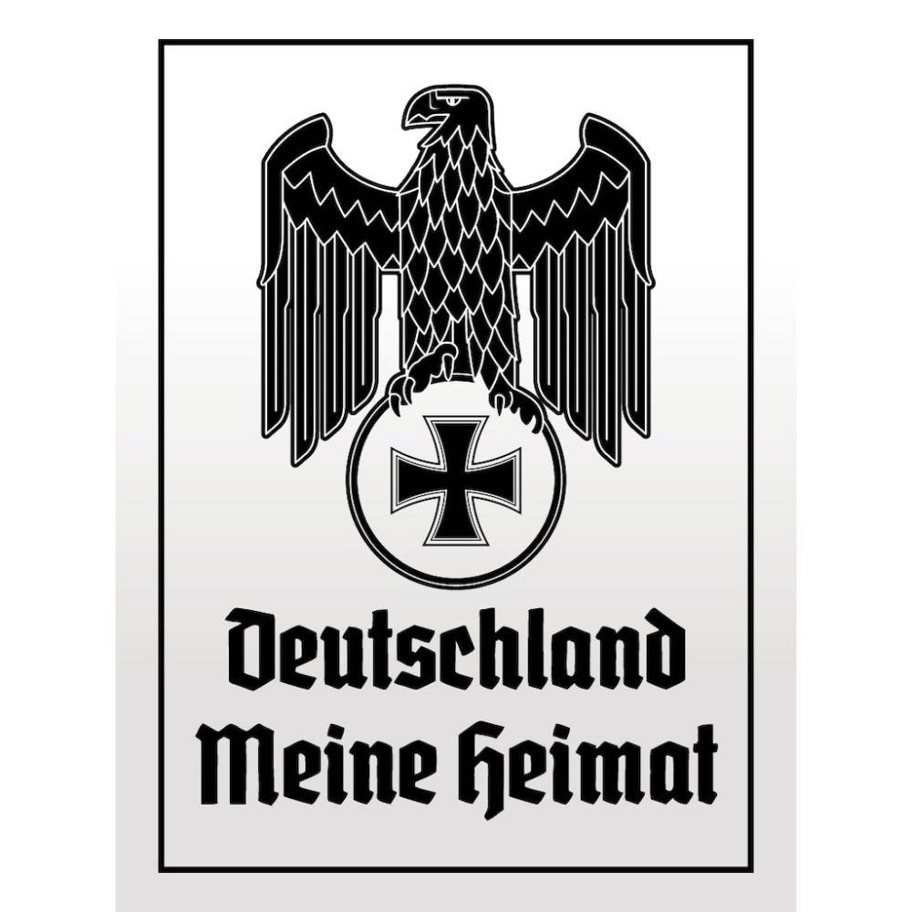 Blechschild - Adler Heimat