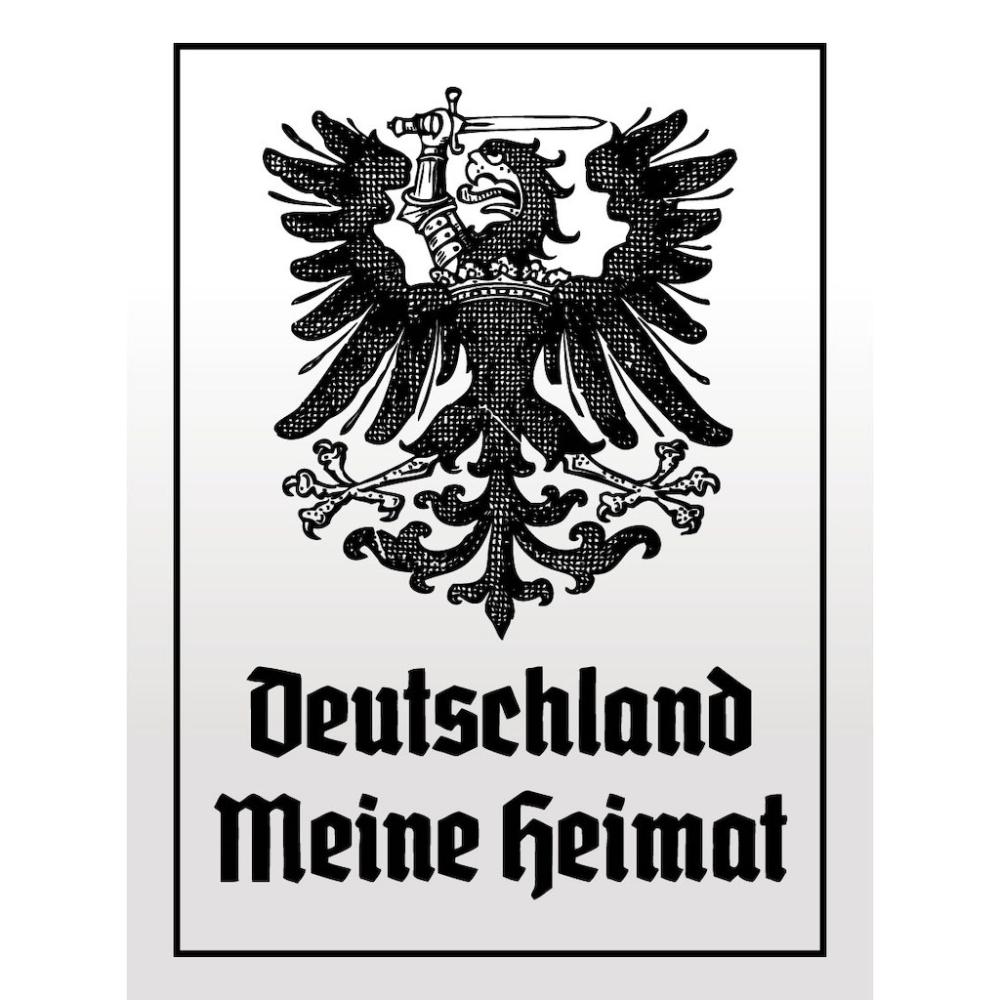 Blechschild - Adler Heimat