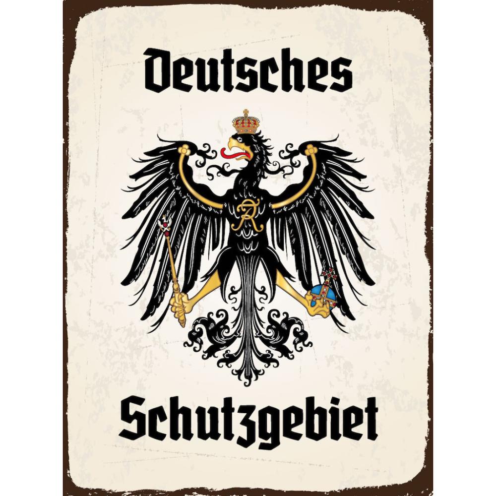 Blechschild - Adler D. Schutzgebiet