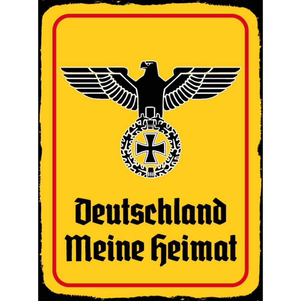 Blechschild - Adler Heimat