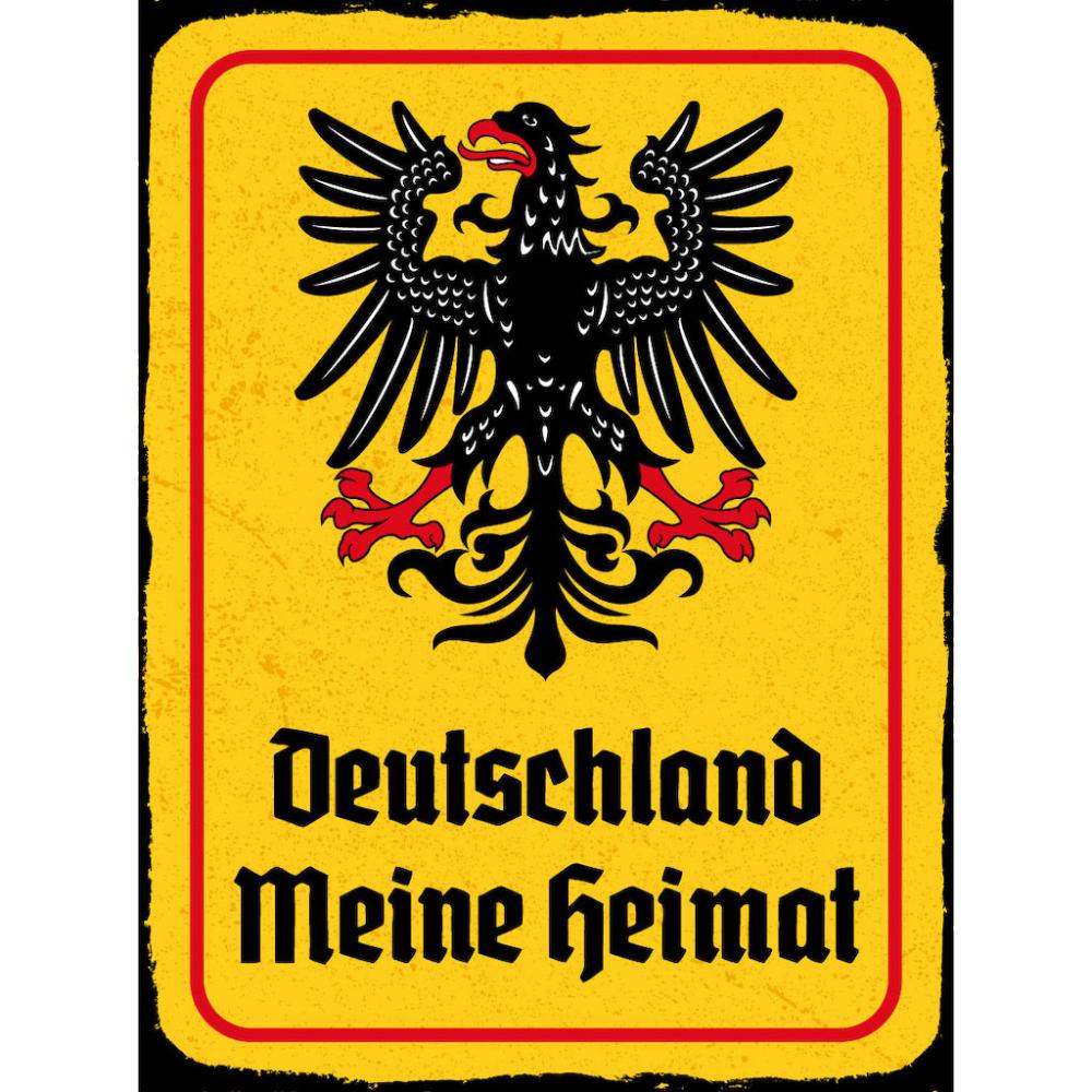 Blechschild - Adler Heimat