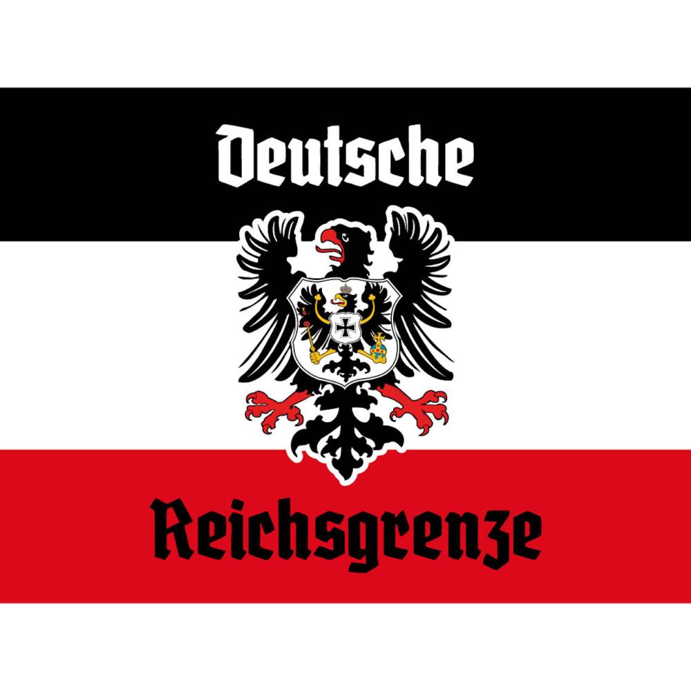 Blechschild - Adler D. Reichsgrenze