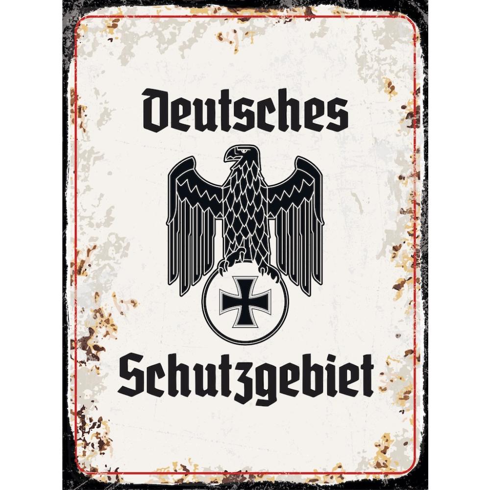 Blechschild - Adler D Schutzgebiet