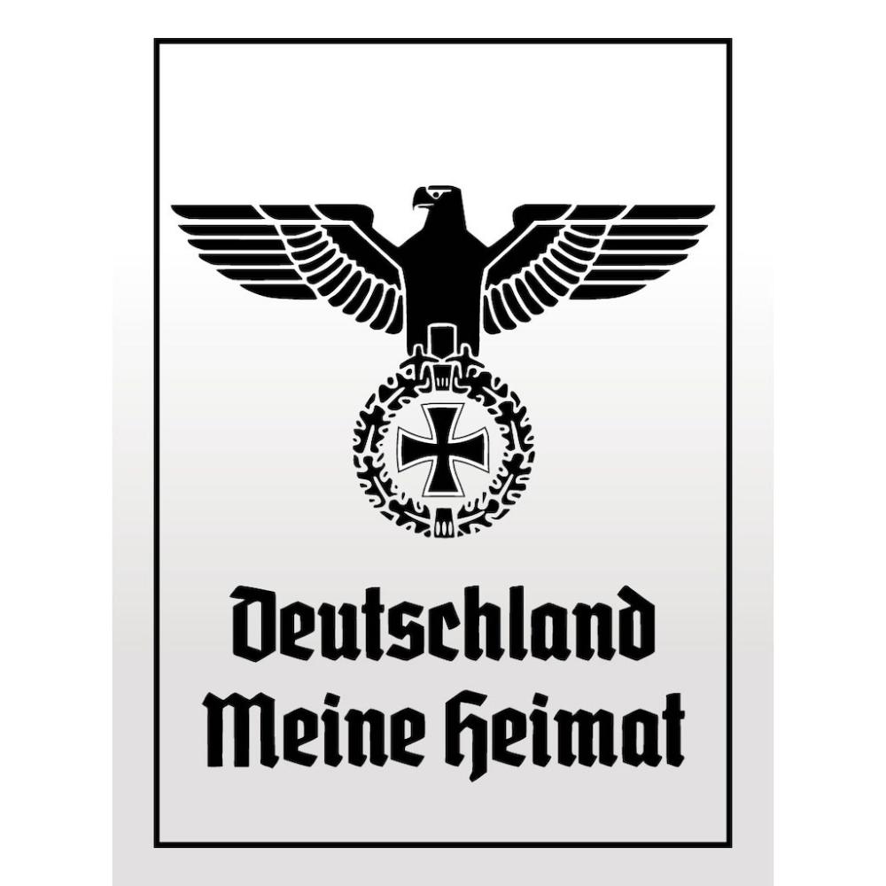 Blechschild - Adler Heimat