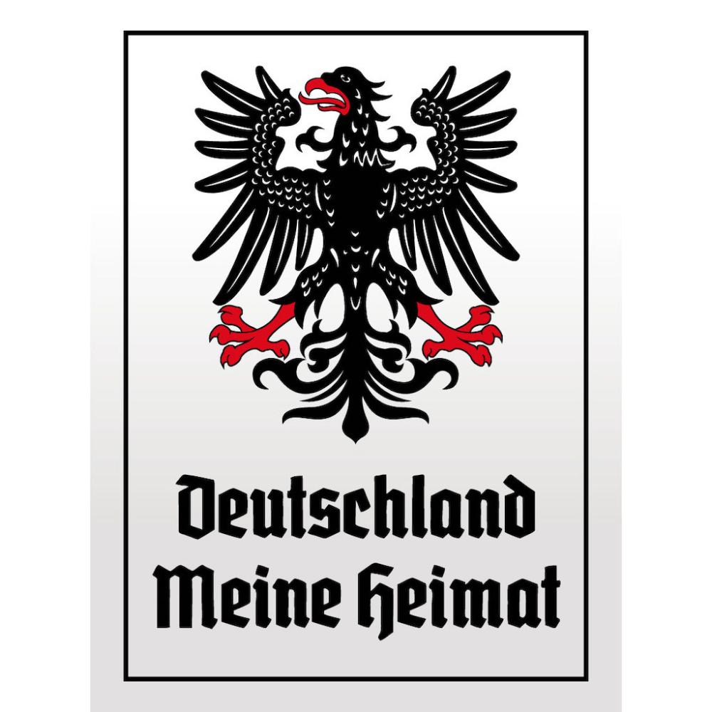 Blechschild - Adler Heimat