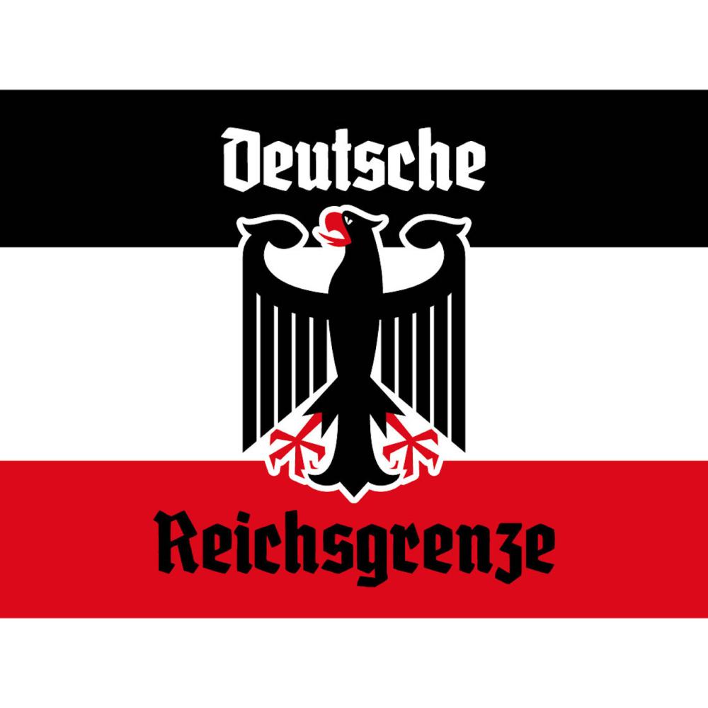 Blechschild - Adler D. Reichsgrenze