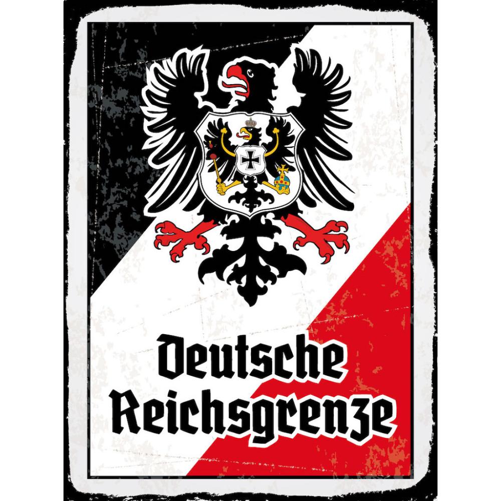 Blechschild - Adler D. Reichsgrenze