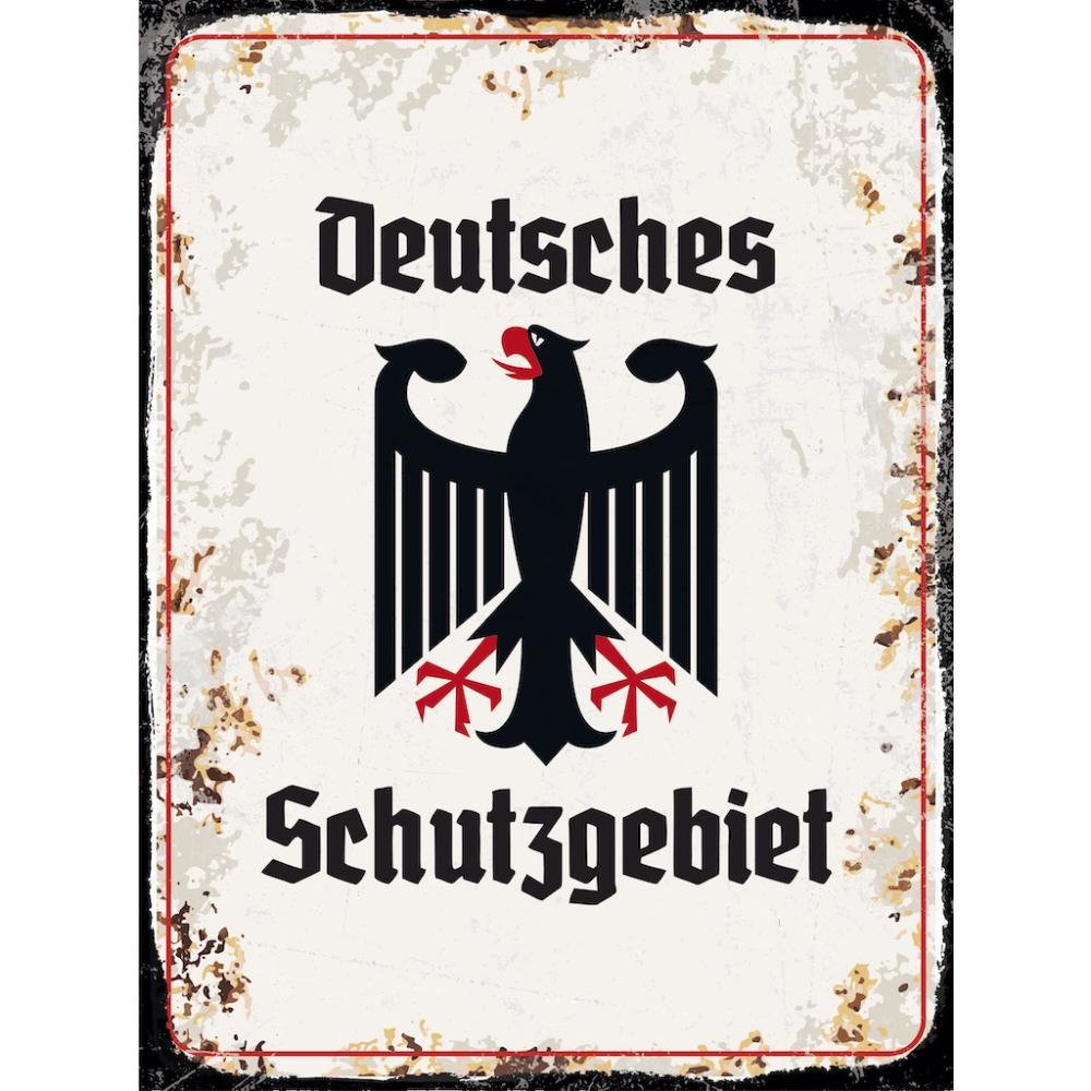 Blechschild - Adler D Schutzgebiet