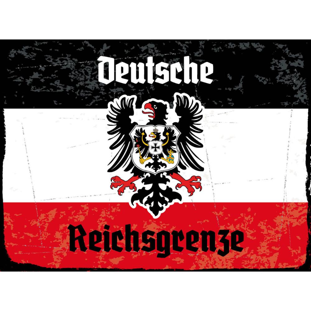 Blechschild - Adler D. Reichsgrenze