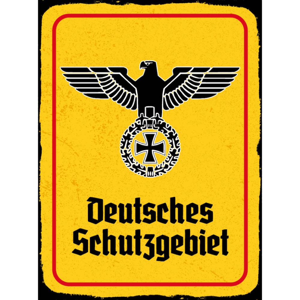 Blechschild - Adler D Schutzgebiet