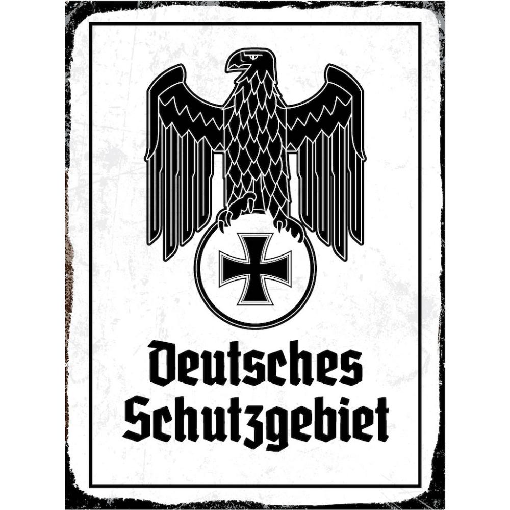 Blechschild - Adler D Schutzgebiet