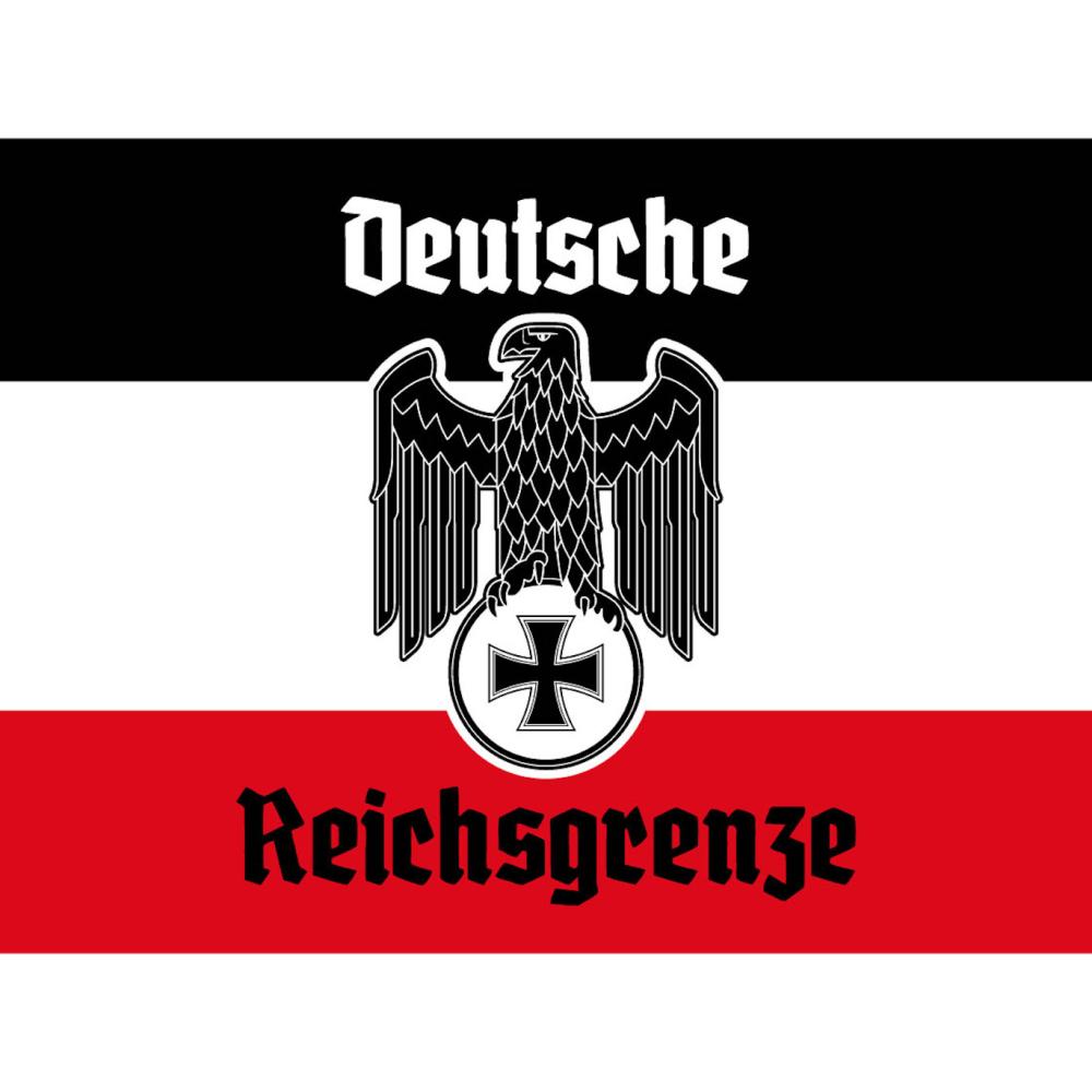 Blechschild - Adler D. Reichsgrenze