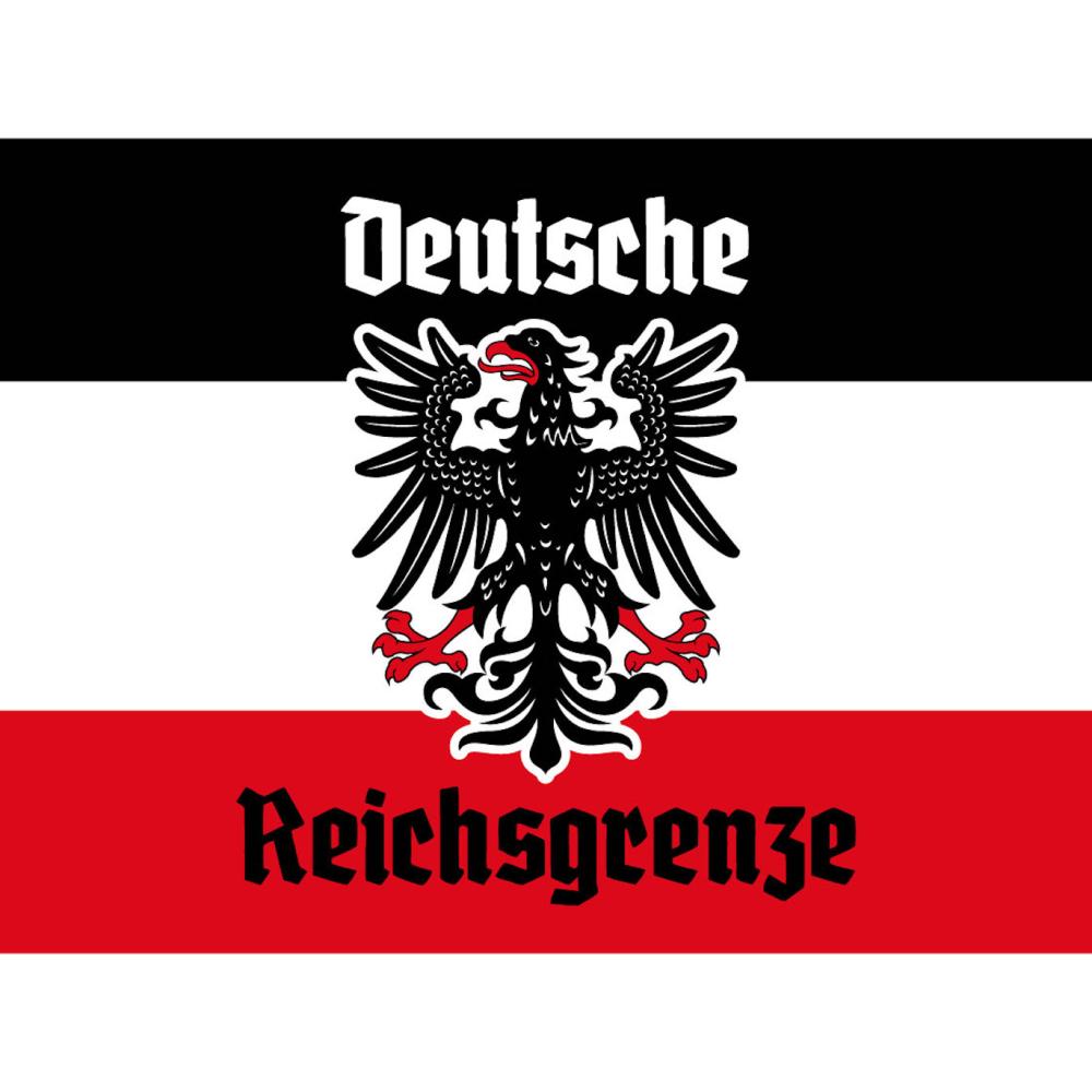 Blechschild - Adler D. Reichsgrenze