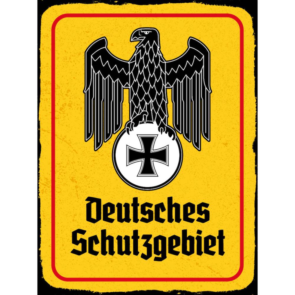 Blechschild - Adler D Schutzgebiet