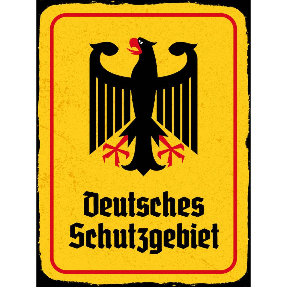 Blechschild - Adler D Schutzgebiet