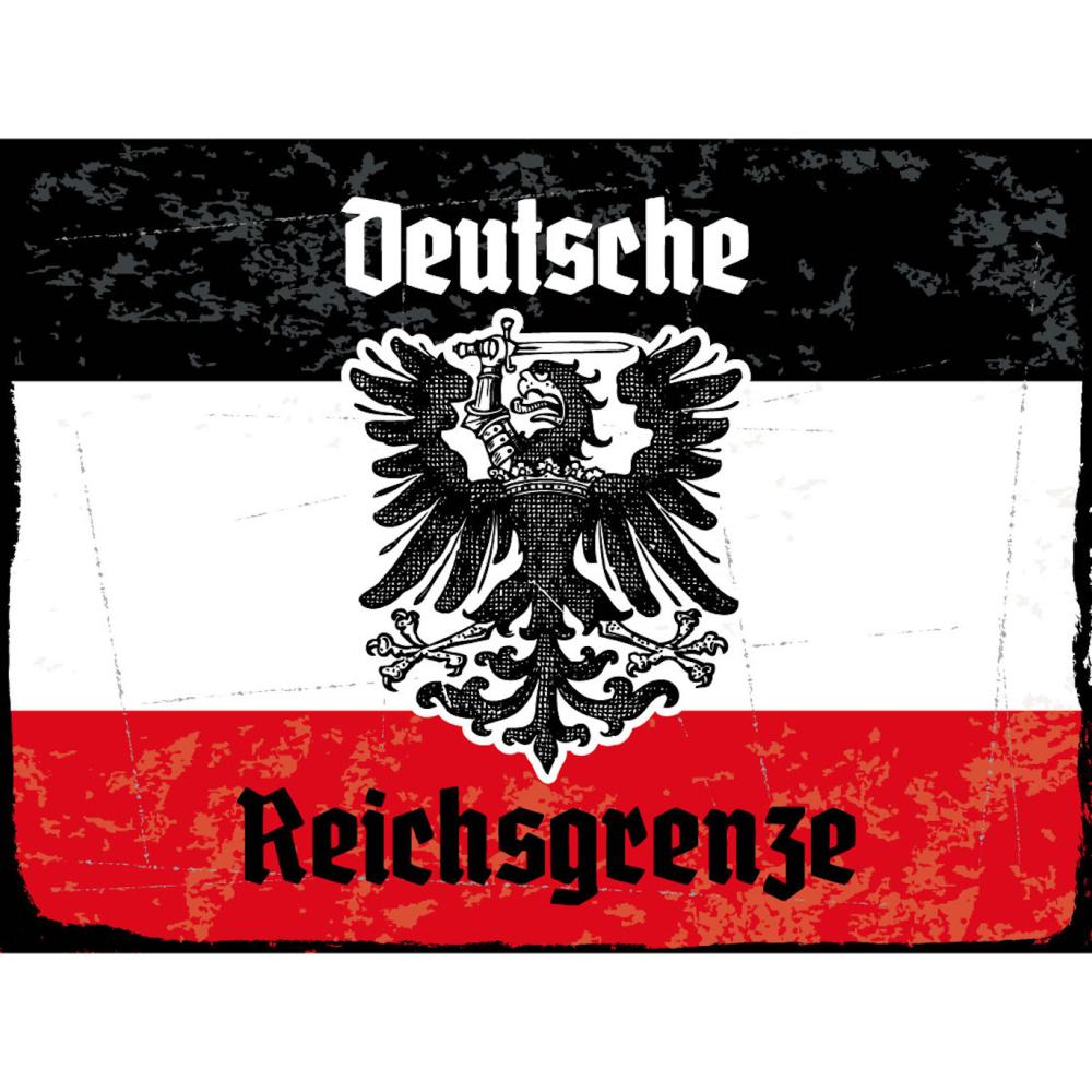 Blechschild - Adler D. Reichsgrenze