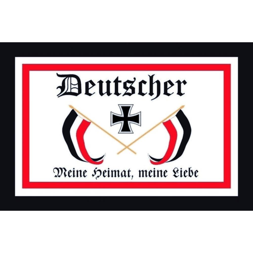 Blechschild - Deutscher - historisch