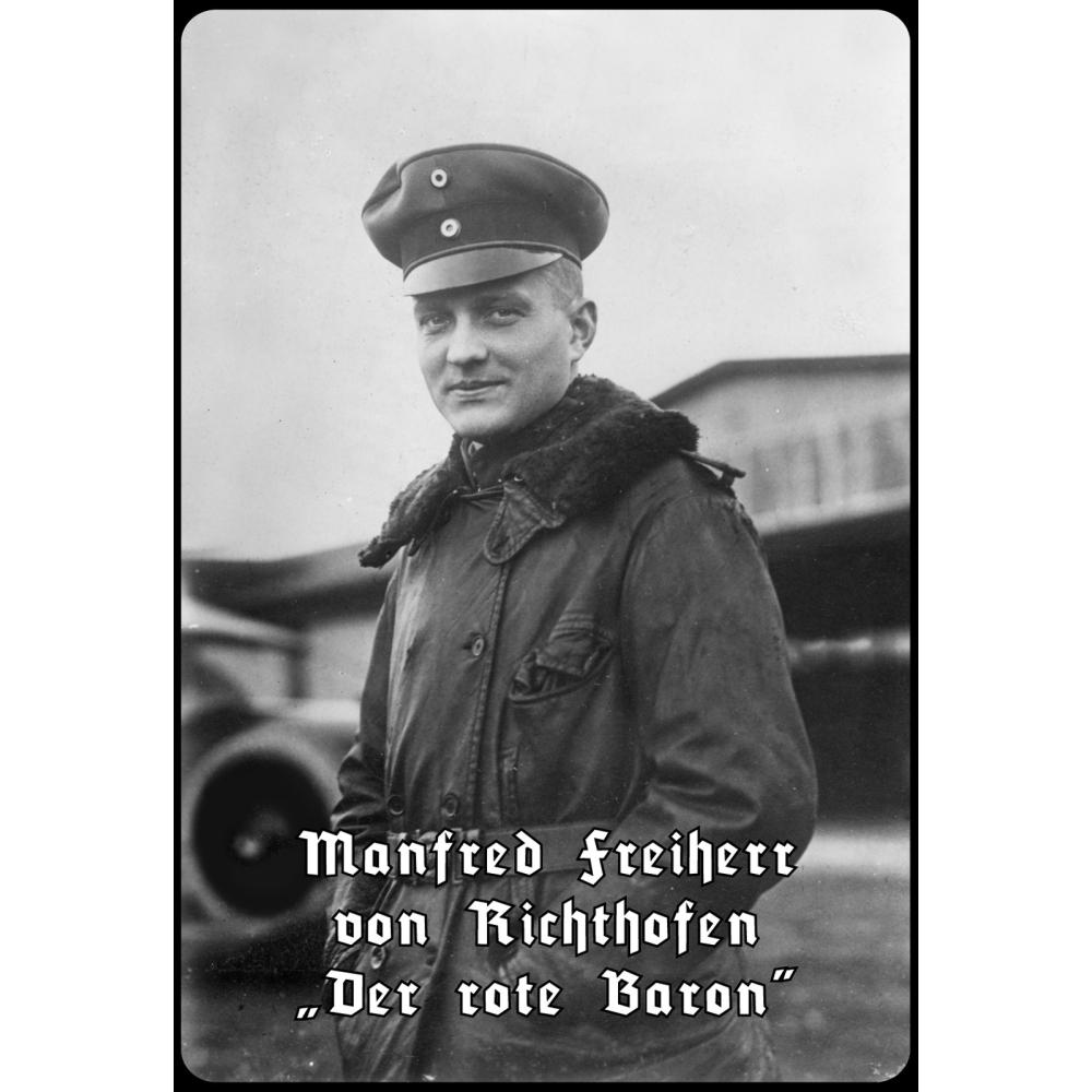 Blechschild - Richthofen - historisch