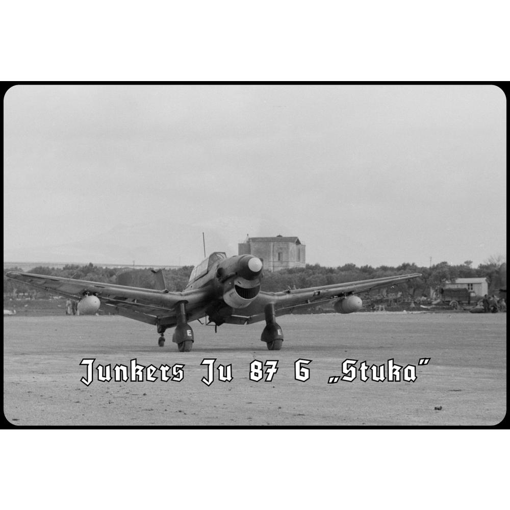 Blechschild - Stuka - historisch