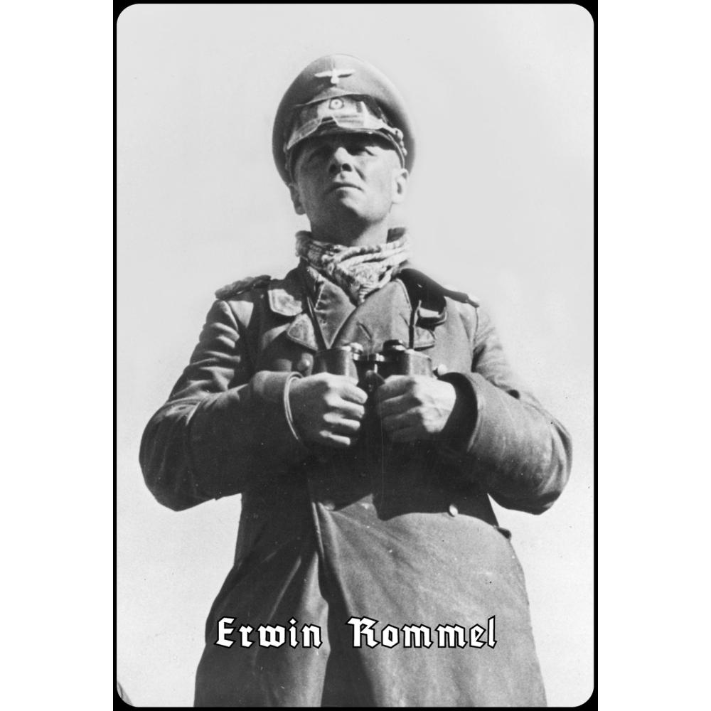 Blechschild - Rommel - historisch