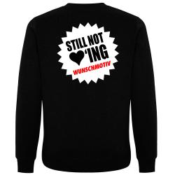 STILL NOT LOVING WUNSCHMOTIV Pullover schwarz