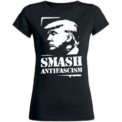 SMASH ANTIFASCISM Girly  schwarz