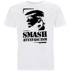 SMASH ANTIFASCISM T-Shirt weiß