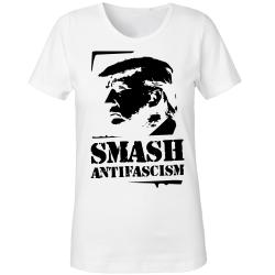 SMASH ANTIFASCISM Girly  weiß