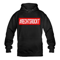 #RECHTSROCKT Hoody schwarz