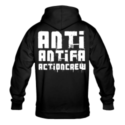 Anti-Antifa Actioncrew Hoody schwarz