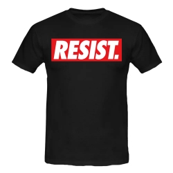 RESIST T-Shirt schwarz