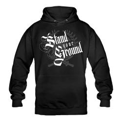 STAND YOUR GROUND Hoody schwarz