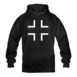 BALKENKREUZ Hoody schwarz