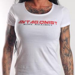 T-Shirt Antagonist weiß Girly