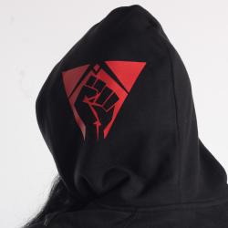 Hoody Antagonist schwarz Girly