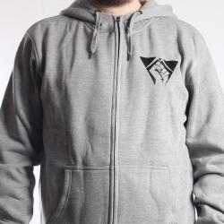 Zip Hoody Antagonist hellgrau