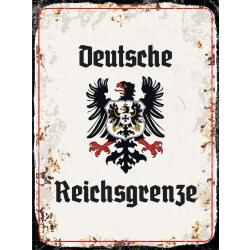 Blechschild - Adler D. Reichsgrenze