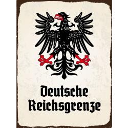 Blechschild - Adler D. Reichsgrenze