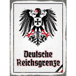 Blechschild - Adler D. Reichsgrenze