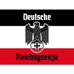 Blechschild - Adler D. Reichsgrenze