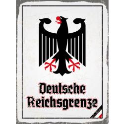 Blechschild - Adler D. Reichsgrenze