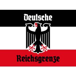 Blechschild - Adler D. Reichsgrenze