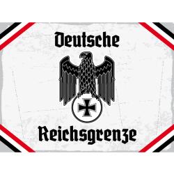 Blechschild - Adler D. Reichsgrenze